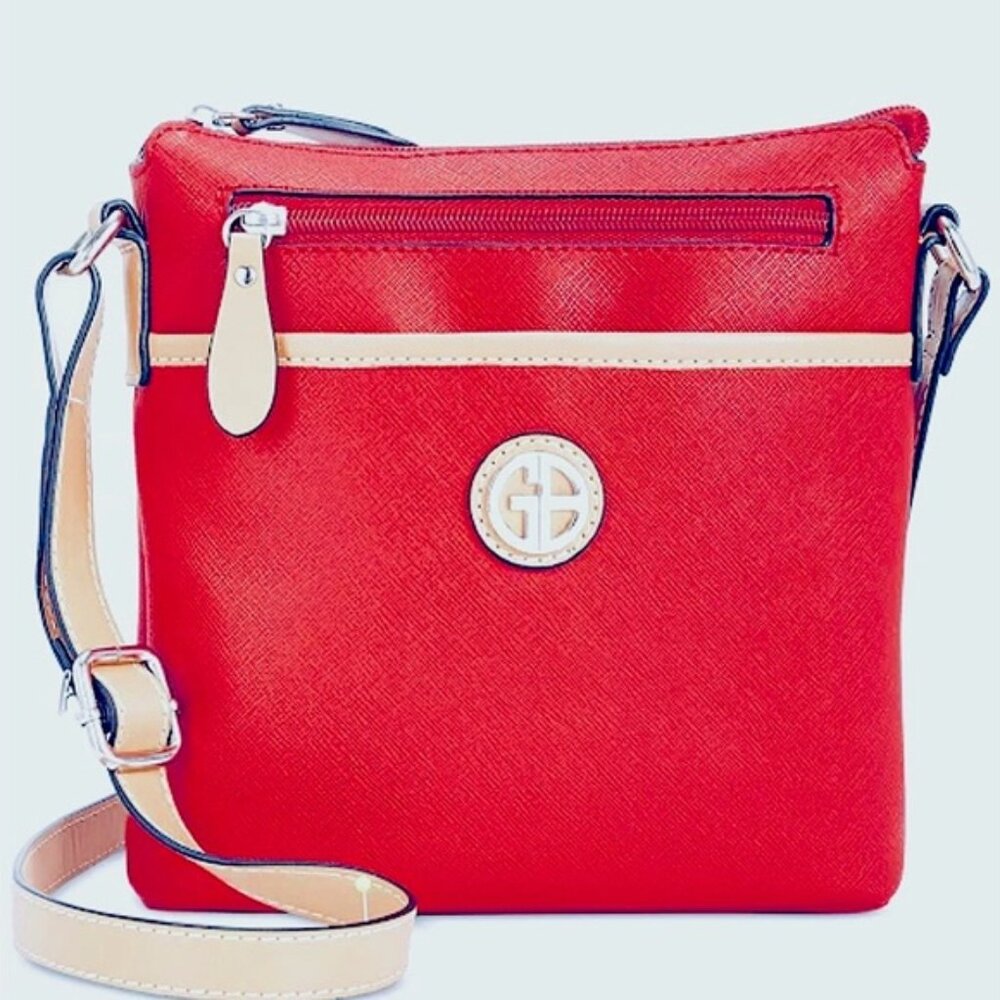 Giani Bernini Saffiano North South Crossbody Bag. NWOT